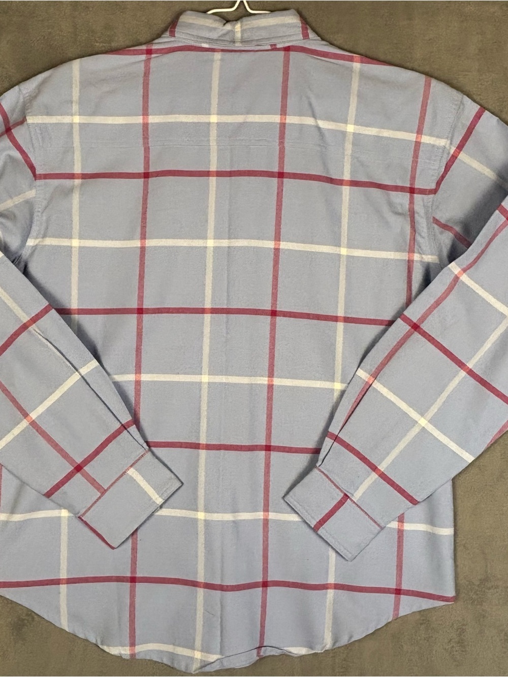 Wrangler 20X Womens L NWT Western Plaid Button Long Sleeve Shirt Blue Y2K - Picture 8 of 10